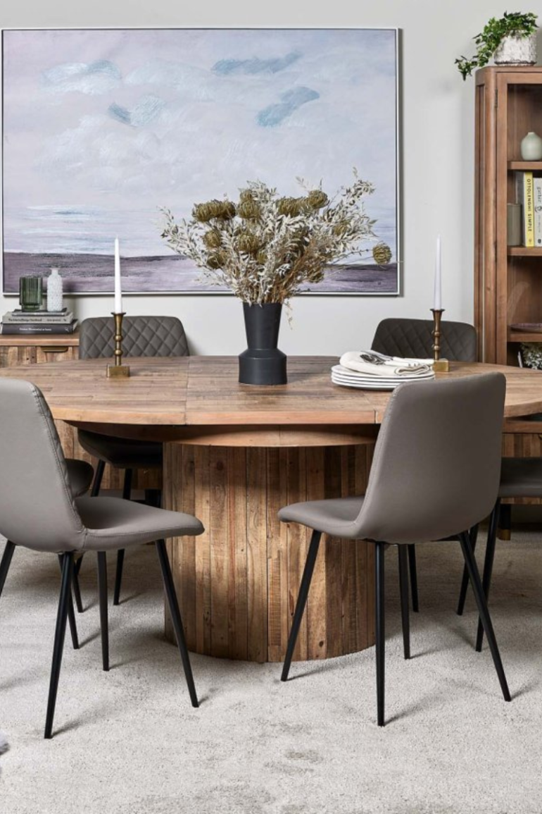 Perth Round Extending Dining Table